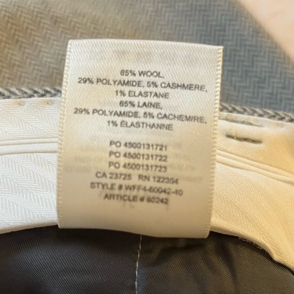 Aritzia Wilfred⎜ORSAY PANT⎜LIGHT GREY HERRINGBONE - Picture 9 of 12